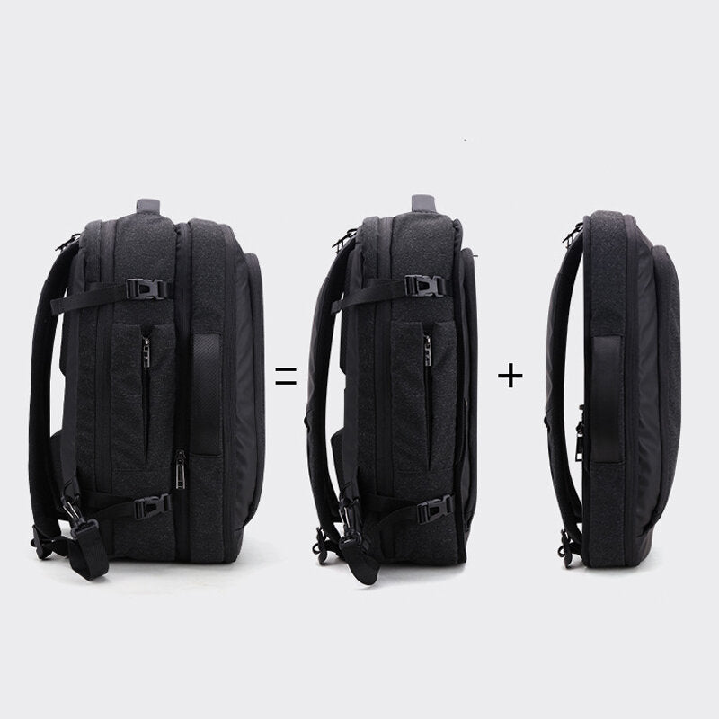 2 In 1 20L Backpack Polyester Waterproof 17inch Laptop Bag Shoulder Bag Handbag Image 2