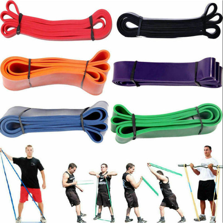 2080 x 2.5mm Yoga Tension Straps Exercise Gym Sports Elastic Bands Fitness Resistance Bands Image 7