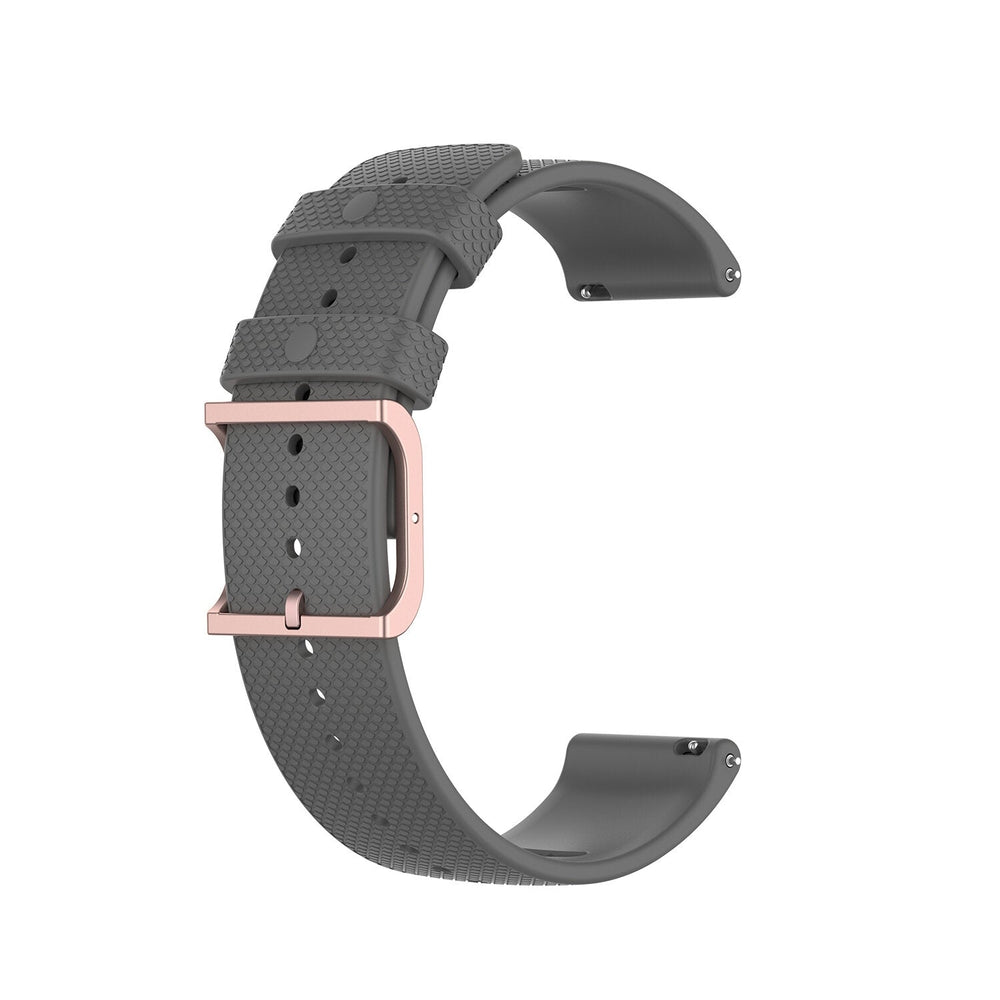 20mm Dot Pattern Silicone Smart Watch Band Replacement Strap Image 2