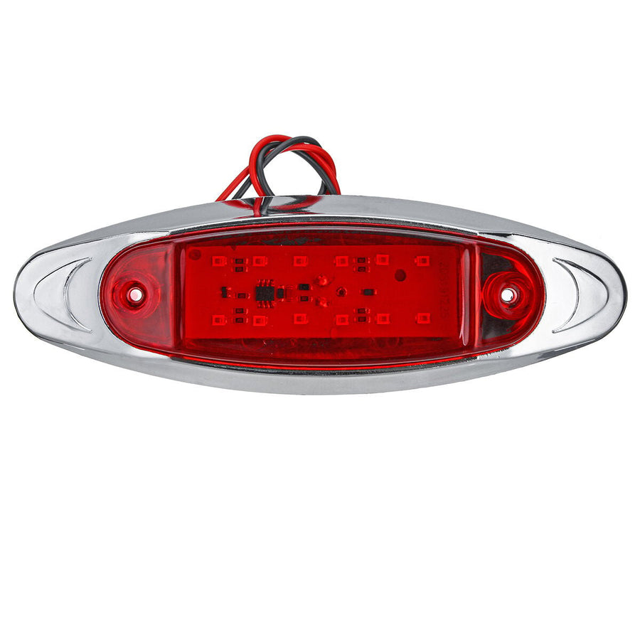24V LED Side Marker Light Flash Strobe Emergency Warning Lamp For Boat Car Truck Trailer Image 1