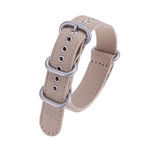 22mm Multicolor Thicken Durable Military Canvas Nylon Watch Band Strap Image 4