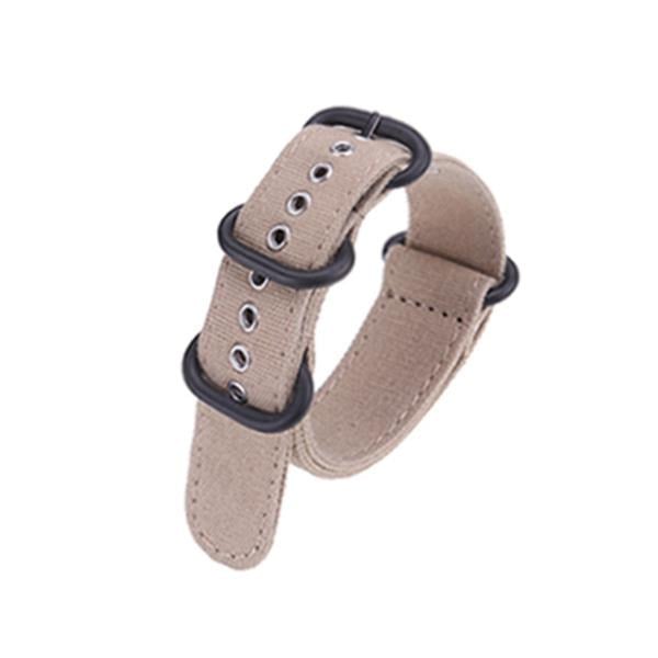 22mm Multicolor Thicken Durable Military Canvas Nylon Watch Band Strap Image 8