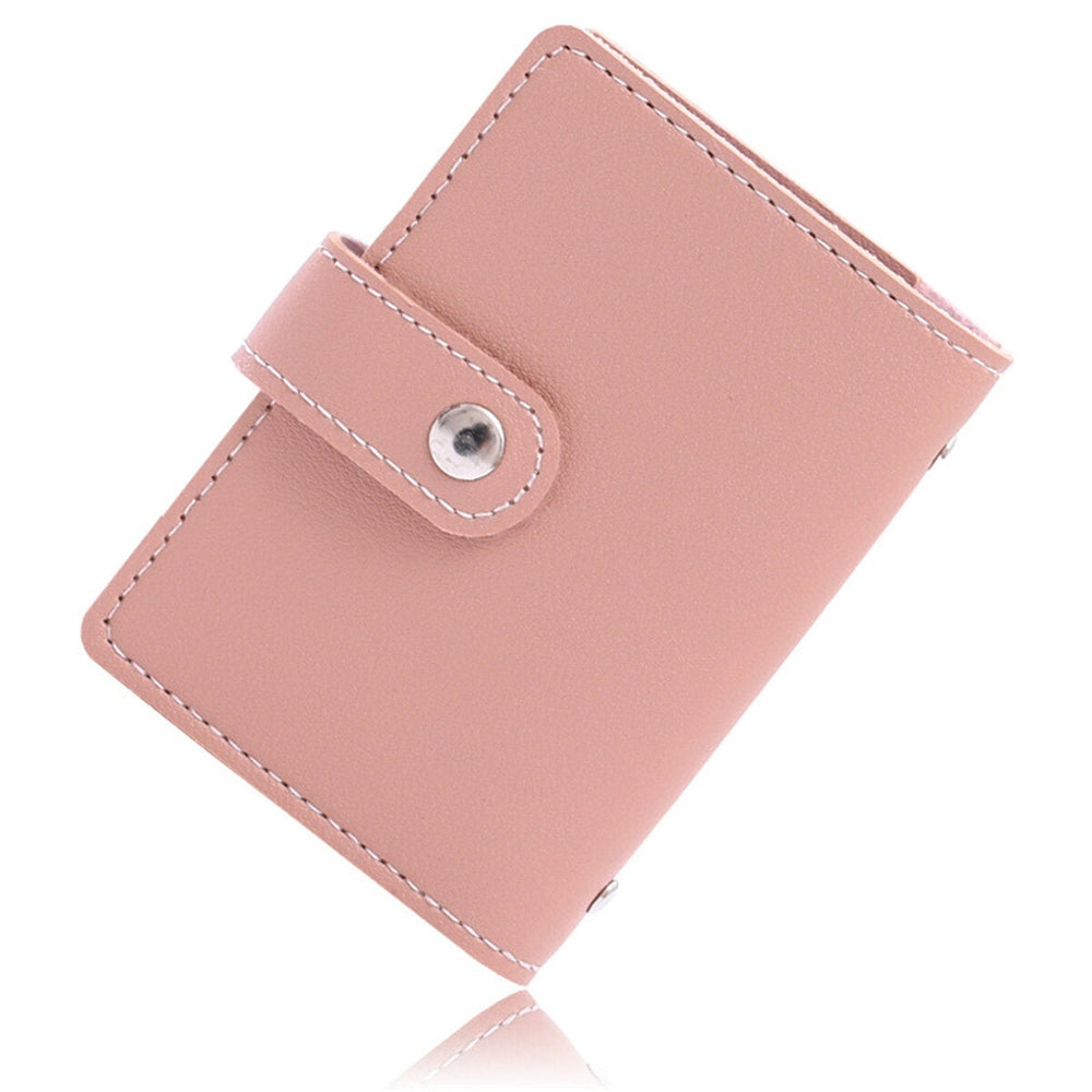 26 Card Slots Portable Leather Wallet Anti-theft Brush Shield NFC/RFID Holder Image 2