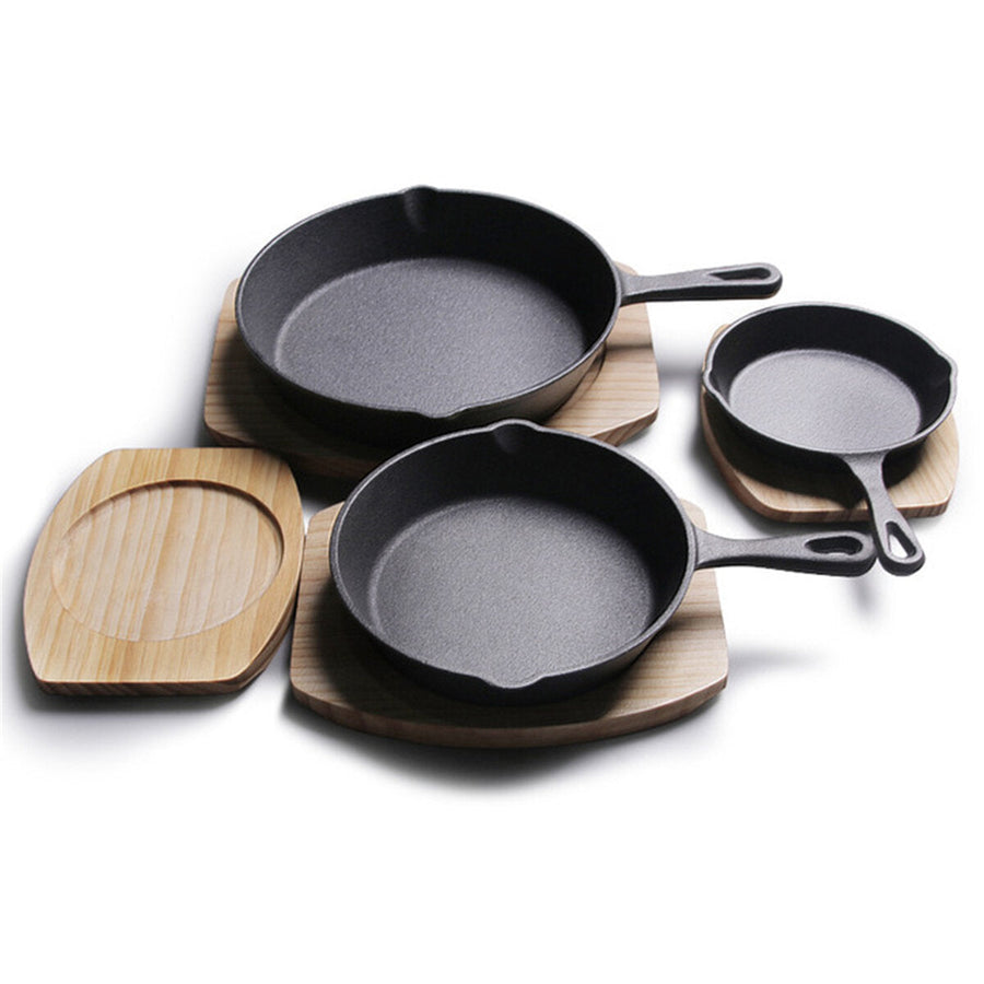 3PCS Frying Pan Non Stick Home Kitchen Cookware Set Image 1