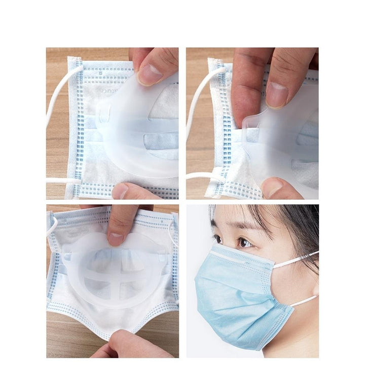 3D Breathable Valve Mouth Mask Support5 pcs Image 3