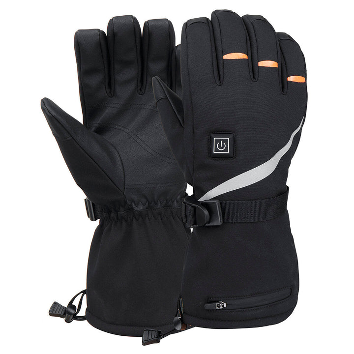 40-60 100-140 Electric Heated Gloves Touch Screen Heating Gloves Warmer Winter Outdoor Thermal Image 4