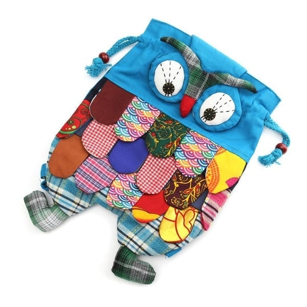 4 Colors Baby Owl School Backpack Kid Bag Child Shoulder Bag Image 4
