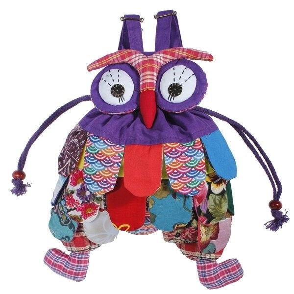 4 Colors Baby Owl School Backpack Kid Bag Child Shoulder Bag Image 6