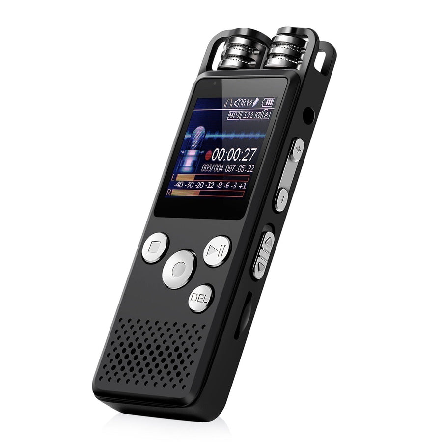 4GB/8GB/16GB/32GB Long Battery With microphone Recording Audio Voice Activated Digital Recorder for Meeting Image 1