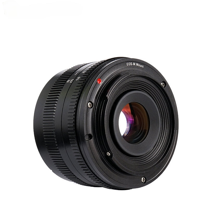 50mm F1.8 Large Aperture Portrait Manual Focus Micro Cameras Lens Fit for Canon eos-m Mount E-Mount for Fuji FX-Amount Image 2