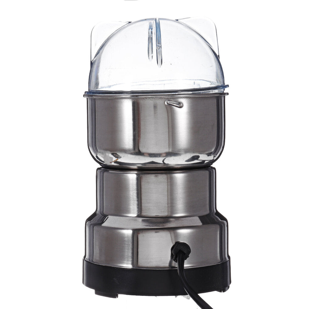 500W Electric Dry Grinder Stainless Steel Coffee Bean Nut Spice Grinding Blender Push Button Control Image 2