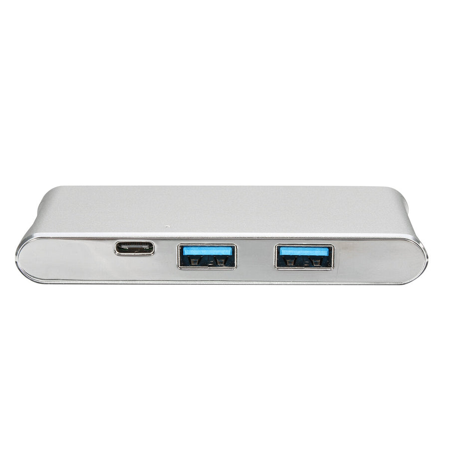 6 in 1 USB-C HUB with Type-C Power Delivery 4K Video HD Output Converter Alloy Card Reader Image 1
