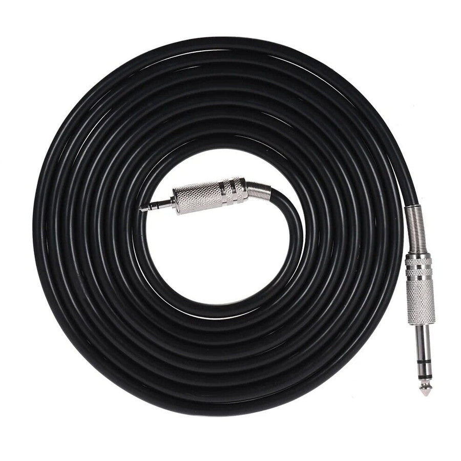 6.35mm Plug To 3.5mm Male To Male Audio Cable for Microphone Speaker PC TV Stereo Connecting Cable Line for Amplifier Image 1