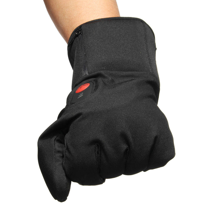 7.4V 2200mah Electric Heated Gloves Motorcycle Winter Warmer Outdoor Skiing 3-Speed Temperature Adjustment Image 11