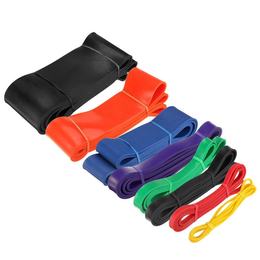 8-230Lbs Resistance Band Elastic Bands for Fitness Training Workout Rubber Loop for Sports Yoga Pilates Stretching Image 1