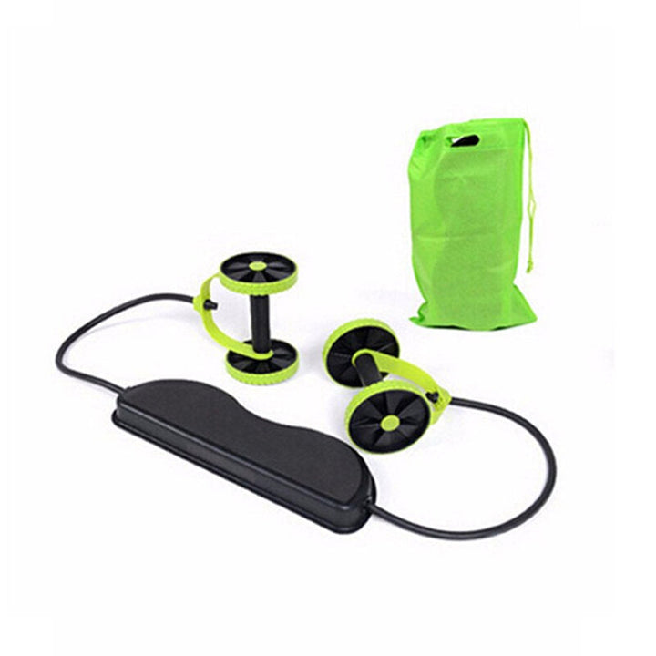 Abs Exercise Wheels Roller Stretch Elastic Abdominal Pull Rope Abdominal Muscle Trainer Home Fitness Equipment Image 7