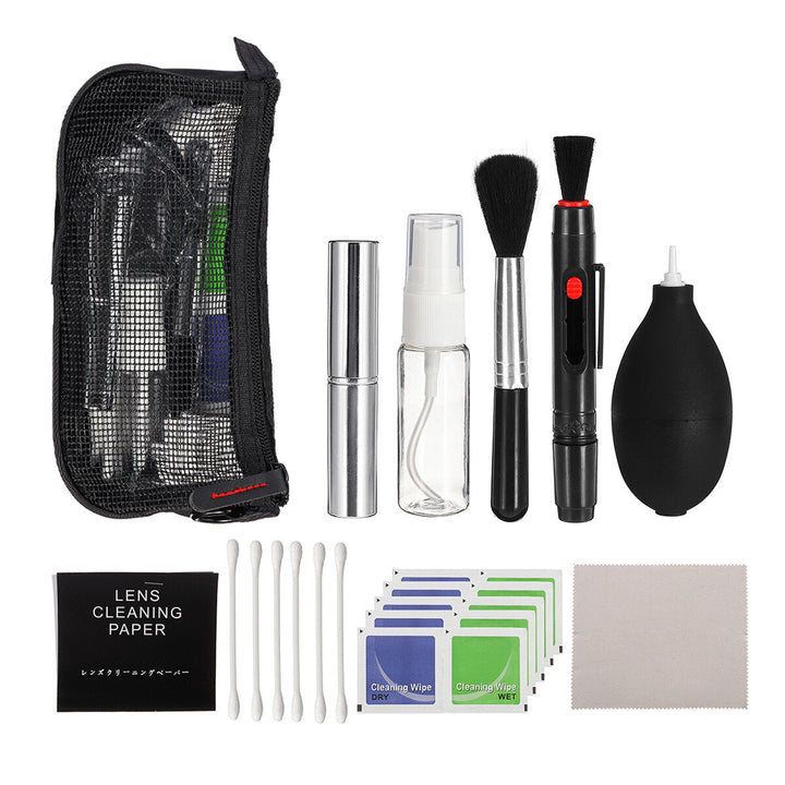 9 In 1 Universal Camera Lens Cleaning Kit Camera Cleaning Accessories for Camera Phone PC Image 10