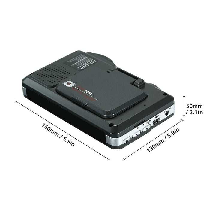 Anti Radar Detector Car DVR 2 in 1 720P Dash Cam Speed with Full Band Mute Button Loop Recording G-Sensor Image 9
