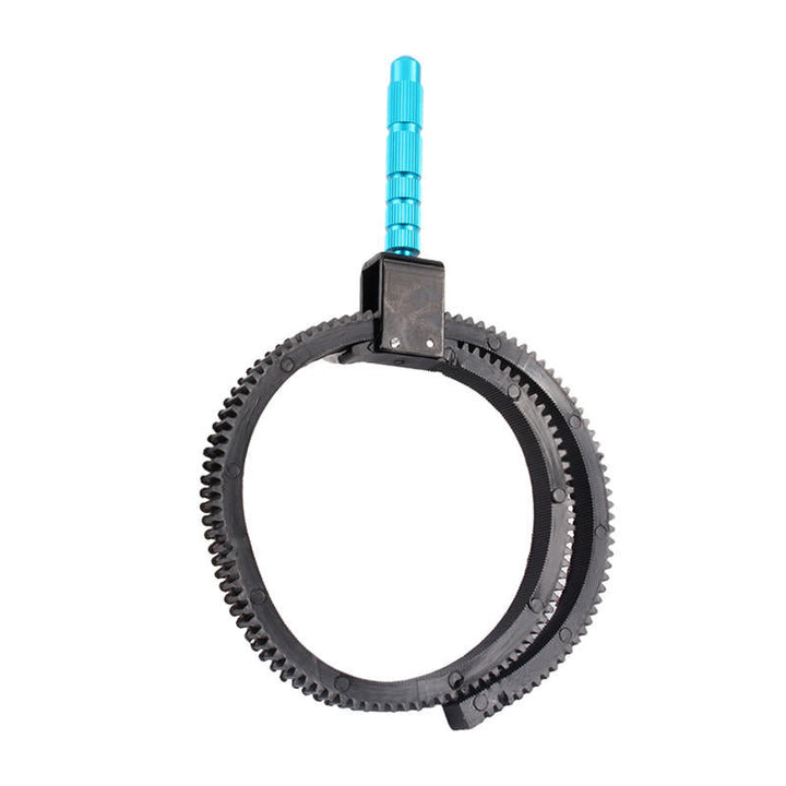 Adjustable Rubber Follow Focus Gear Ring Belt with Aluminum Alloy Grip for DSLR Camcorder Camera Image 3