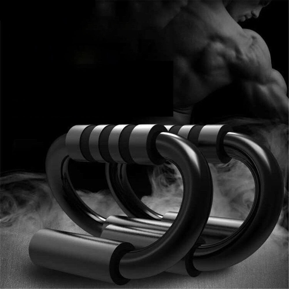 Abdominal Roller Fitness Slimming Core Workout Ab Wheel Roller Push Ups Stand with Kneeling Pad Image 2