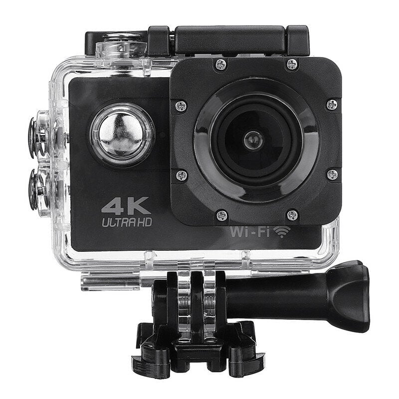 Action Camera WiFi 4K Sports Camera Ultra HD 30M 170 Wide Angle Waterproof DV Camcorder with EIS Gyroscope Dual Anti Image 1