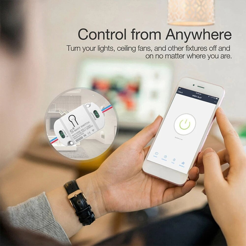 APP WIFI Smart Voice Switch Wireless Remote Control Automation Controller Compatible with Alexa Google Smart Home Image 2