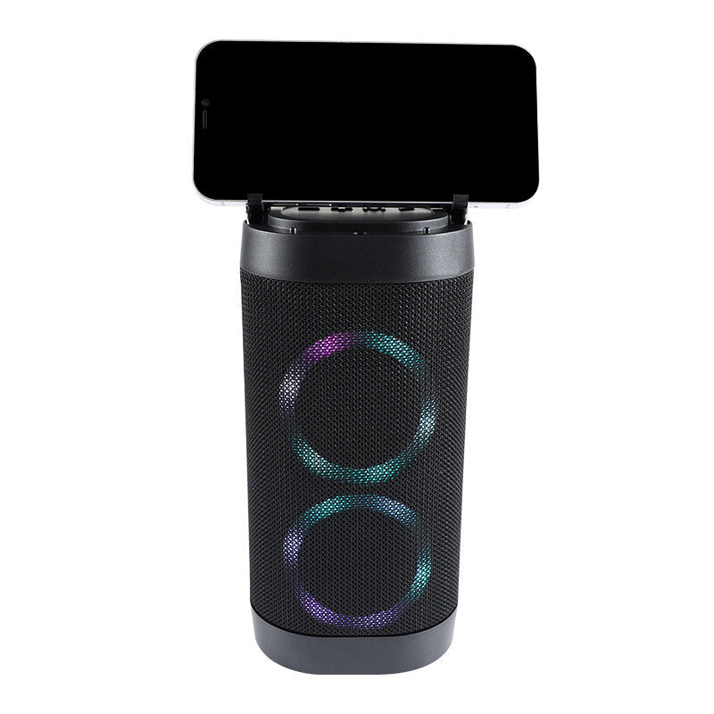 Bluetooth 5.0 Holder Outdoor Speaker Waterproof HiFi Bass Sound Subwoofer Support USB TF FM Image 1