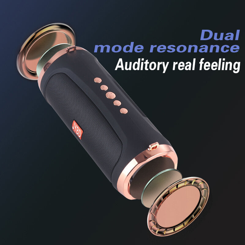 bluetooth 5.0 Speaker 10W Dual Drivers HIFI Stereo Bass Wireless Soundbar TF Card AUX-In Waterproof Portable Outdoor Image 2