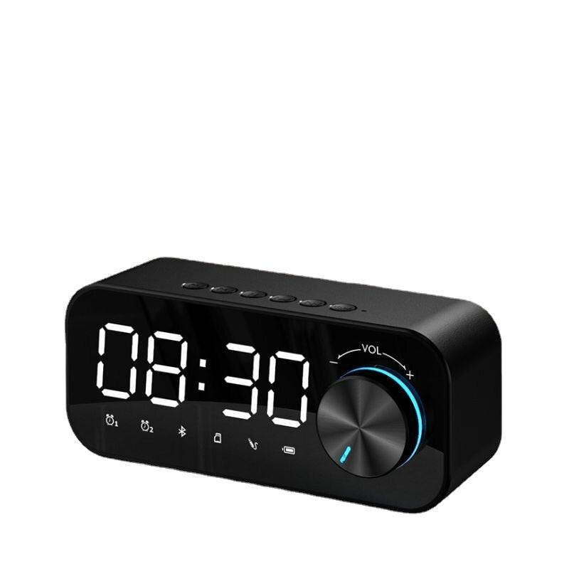 Bluetooth 5.0 Speaker Alarm Clock Night Light Multiple Play Modes LED Display 360 Surround Stereo Sound 1800mAh Battery Image 1