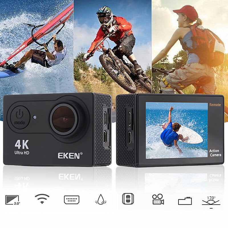 Bike Camera Ultra HD 4K 30fps WiFi 2.0" 170D Waterproof Cam Vedio Outdoor Cycling Sport Image 1