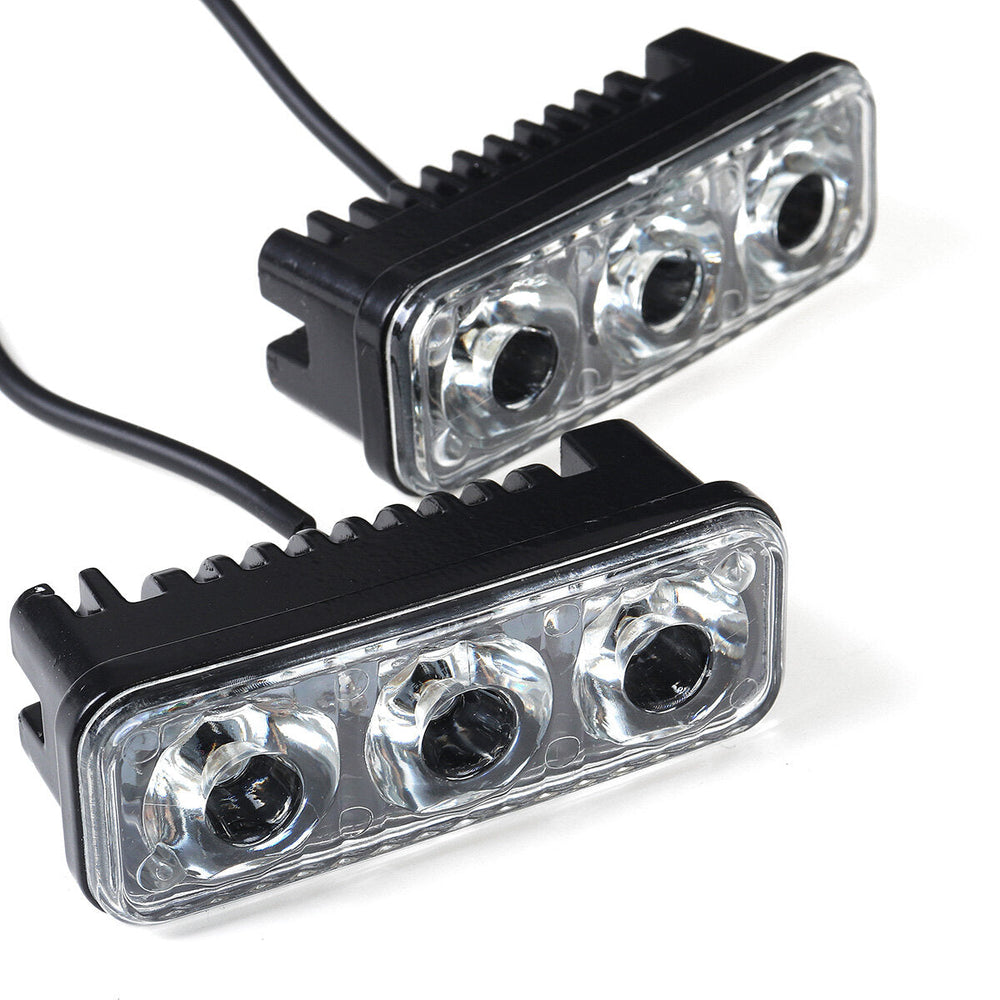 Car Motorcycle Modification Daytime Running Light Super Bright Waterproof High Power 3 LED Light Image 2