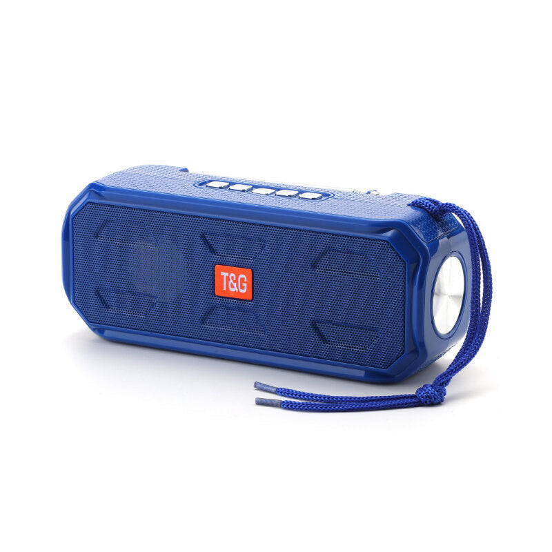 Bluetooth Speaker Stereo Bass Music Box Support TF FM Radio USB AUX With Flashlight Portable Outdoor Speaker Image 2