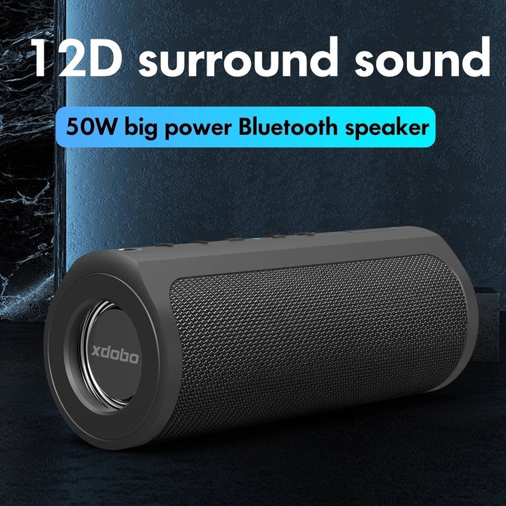 Bluetooth Speaker 50W Loud Stereo Sound Waterproof Wireless Outdoor 20H Playtime Deep Bass Portable Subwoofer Image 7