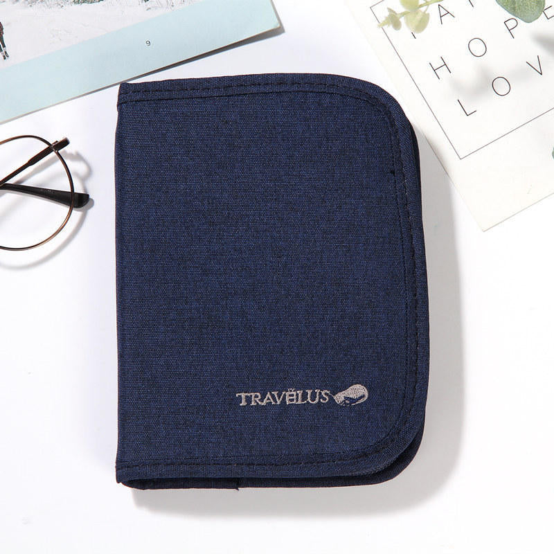 Card Holder Oxford Cloth Minimalist Short  Document Pack Travel Package Ticket Cash Image 2