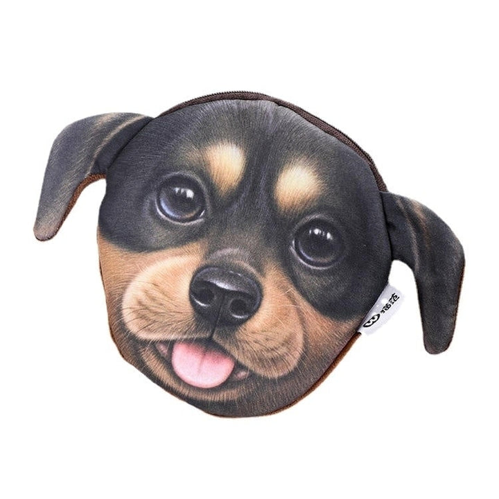 cartoon cute dog coin bag plush card holder key purse Image 7