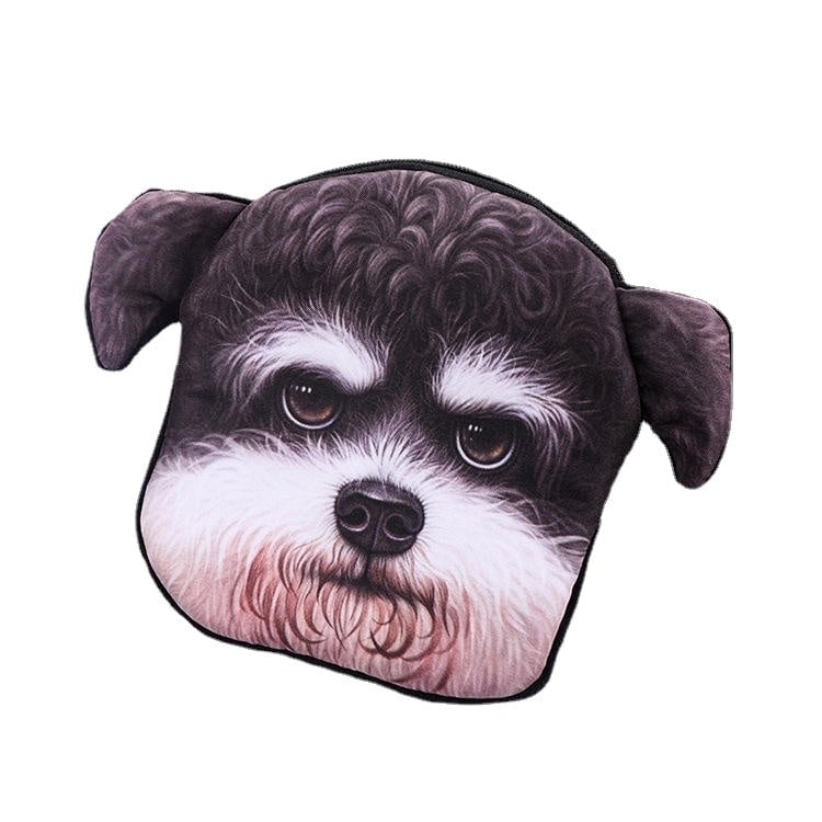 cartoon cute dog coin bag plush card holder key purse Image 9