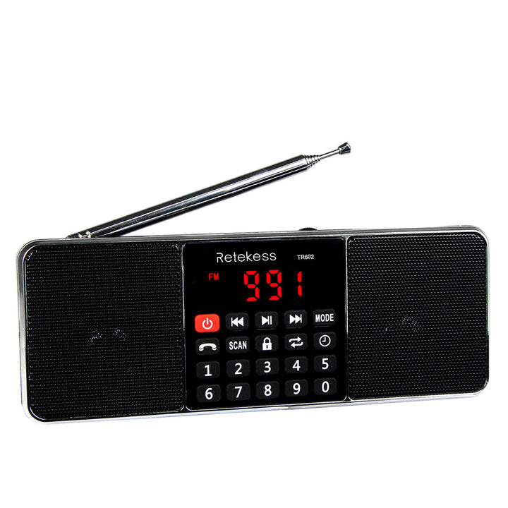 Digital Portable AM FM MW Radio bluetooth Speaker Stereo MP3 Player TF SD Card USB Drive Handsfree Call LED Display Image 3