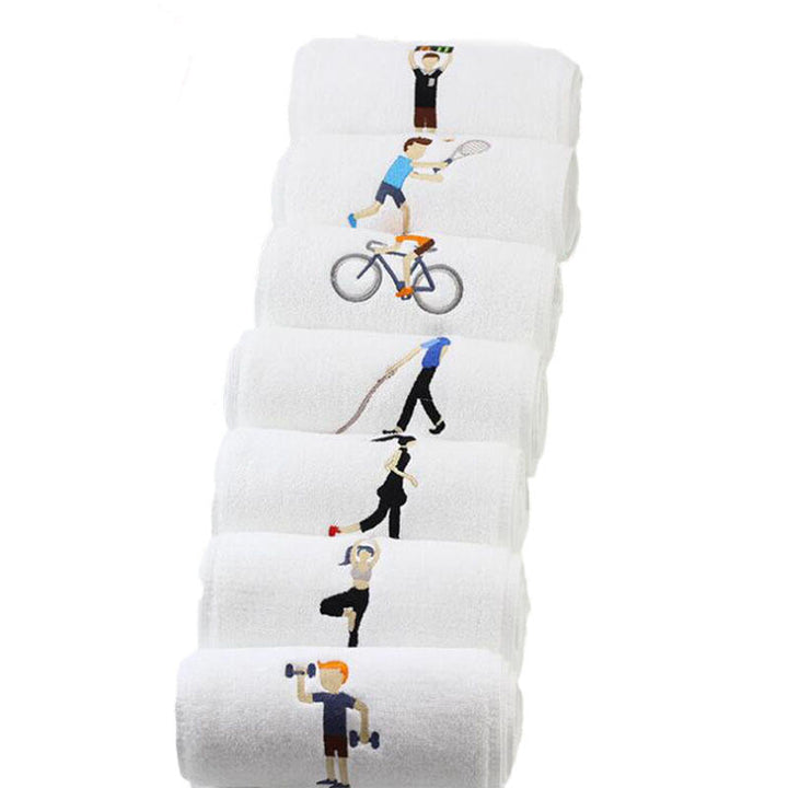 Cotton Sports Quick-Drying Towel Yoga Fitness Towel Sweat-Absorbent And Quick-Drying Image 3
