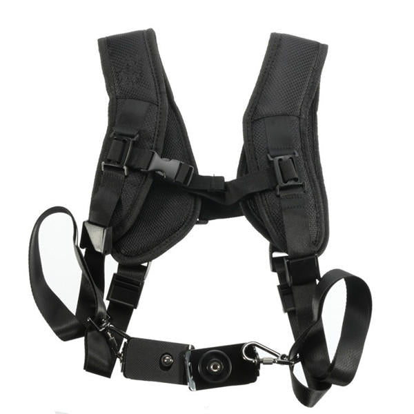 Double Shoulder Neck Strap With Sling Belt For Digital SLR DSLR Camera Image 1