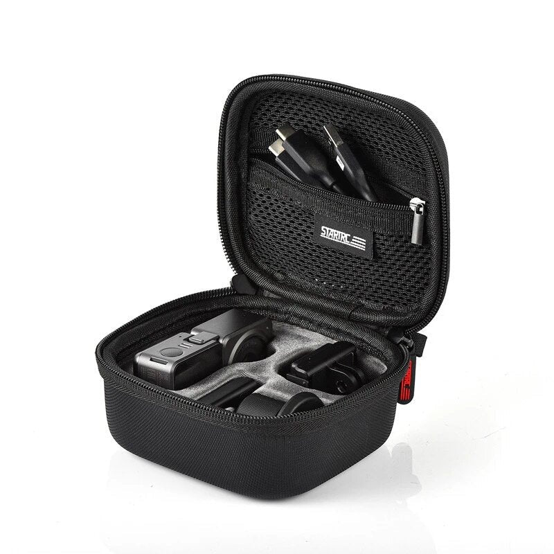 DJI Action 2 Mini Storage Bag Portable Carrying Case Anti-fall Protector Box for Osmo Action 2 Camera Accessories PU Image 2
