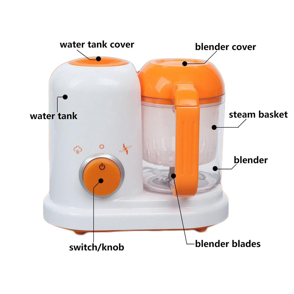 Electric Baby Food Maker Processor Toddler Blender Safe Healthy Steamer Processor BPA Free Image 2