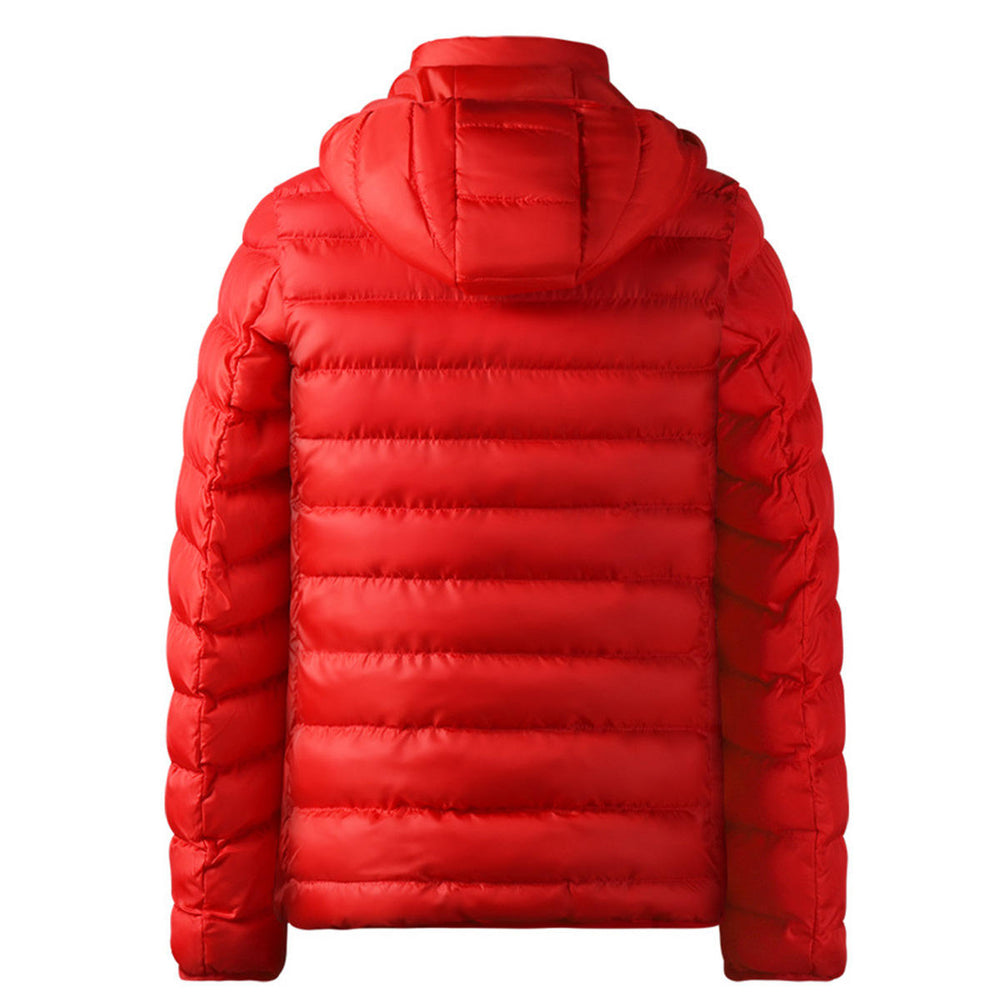 Electric Battery USB Rechargable Heating Heated Coats Jacket Winter Warm For Men Female Image 2