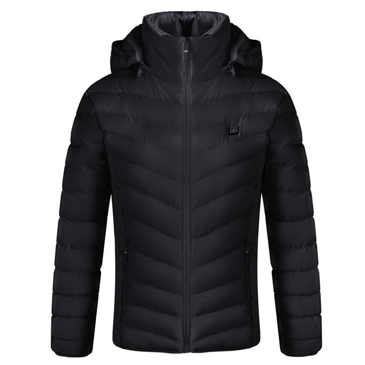 Electric Battery USB Rechargable Heating Heated Coats Jacket Winter Warm For Men Female Image 4