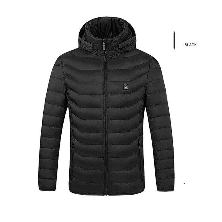 Electric Battery USB Rechargable Heating Heated Coats Jacket Winter Warm For Men Female Image 6