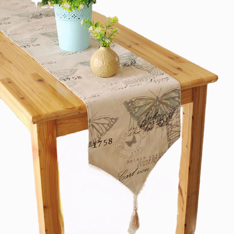 England Style Cotton Linen Tableware Mat Table Runner Tablecloth Desk Cover Heat Insulation Bowl Pad Image 1