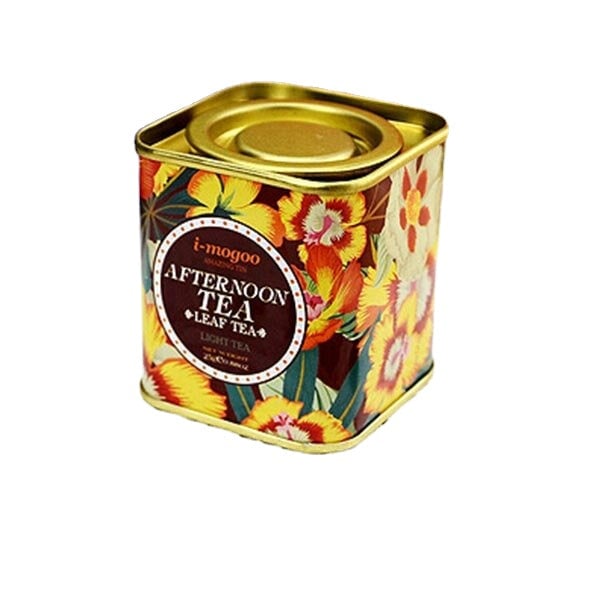 European Vintage Flower Tea Tin Box Candy Box  Case Container Organization Image 1