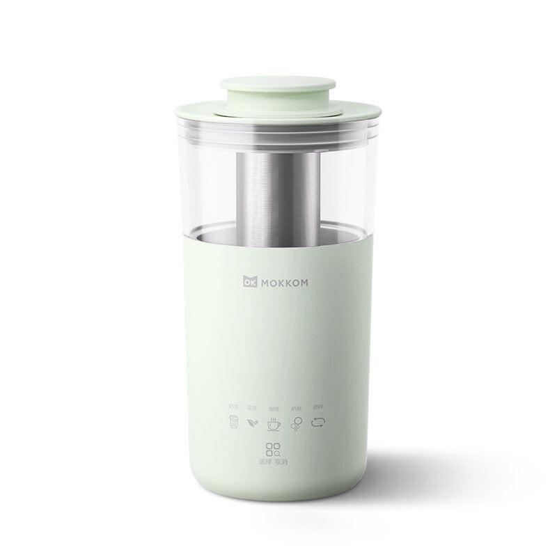 Electric Kettle 300W 350ml Mini Multifunction Portable Milk Tea Machine with Stirring Function Image 1