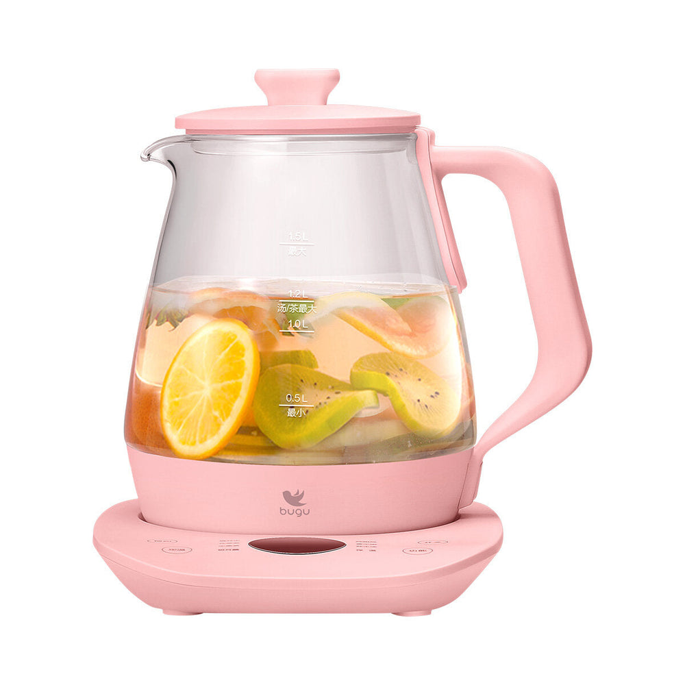 Electric Kettle 800W 1.5L Multifunctional Glass Tea Pot Household Image 2