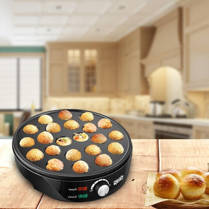 Electric Stuffed Pancake Takoyaki Pan Image 8