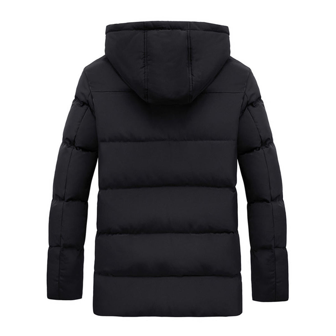 Electric Unisex Heating Hooded Coats Winter Warm Heated Jacket Detachable Cap M-5XL Image 3